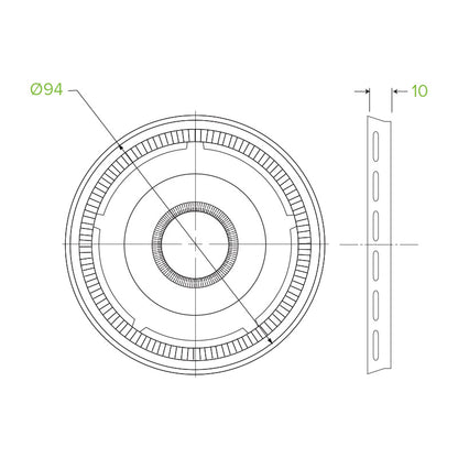 250ml/8oz BioBowl PP Lid
