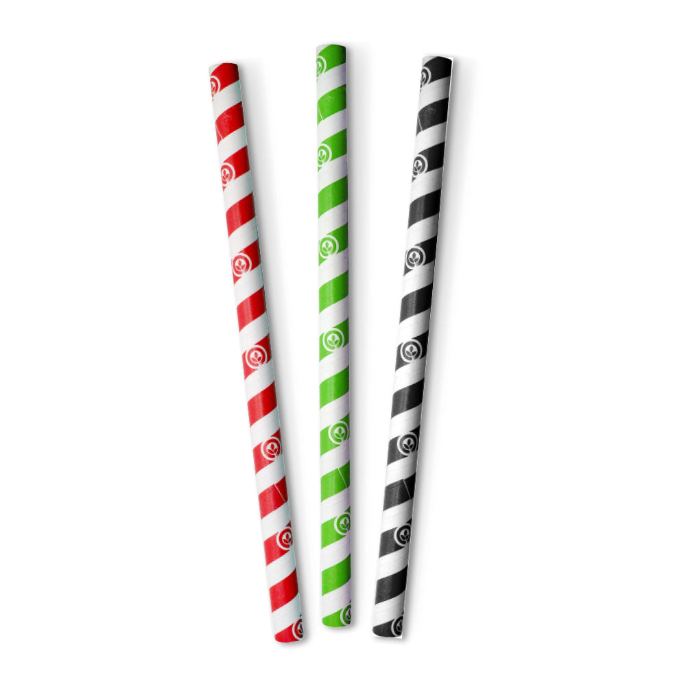 BioPak 10mm Mixed Jumbo Straws - Individually wrapped 20pk