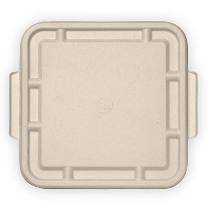 BioPak 3/4/5 Compartment Natural Sugarcane Takeaway LARGE Lid