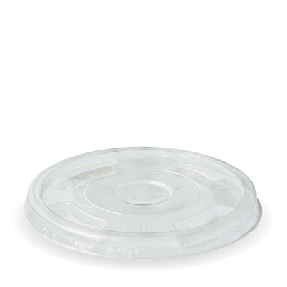 300-700ML BIOCUP FLAT LID WITH STRAW SLOT