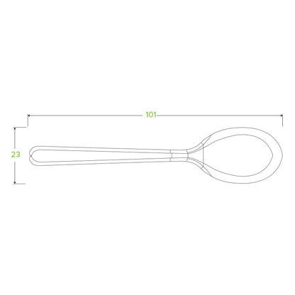 10cm / 4 inch PLA Tea Spoon