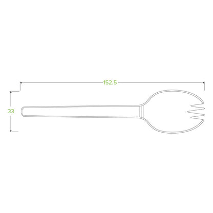 15cm/6" PLA Spork