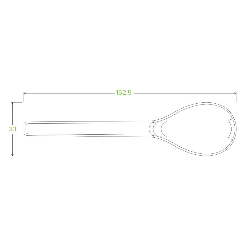 BioPak 15cm / 6” PLA Spoon