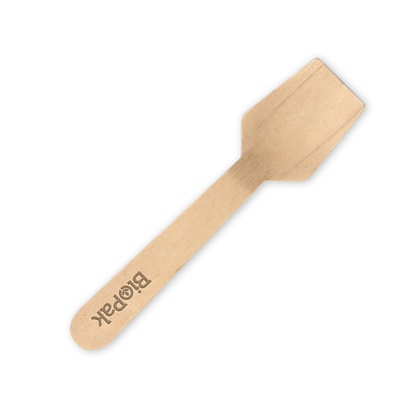 9.5 Cm Wood Ice Cream Spoon