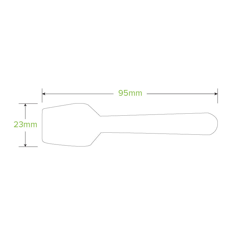 9.5 Cm Wood Ice Cream Spoon