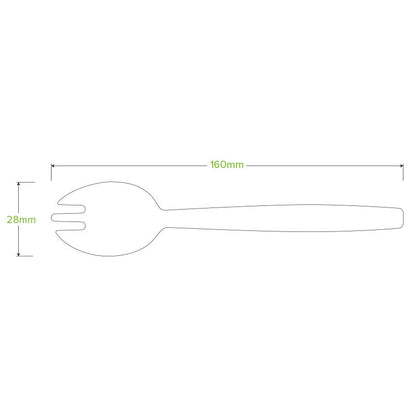 16cm Wood Spork