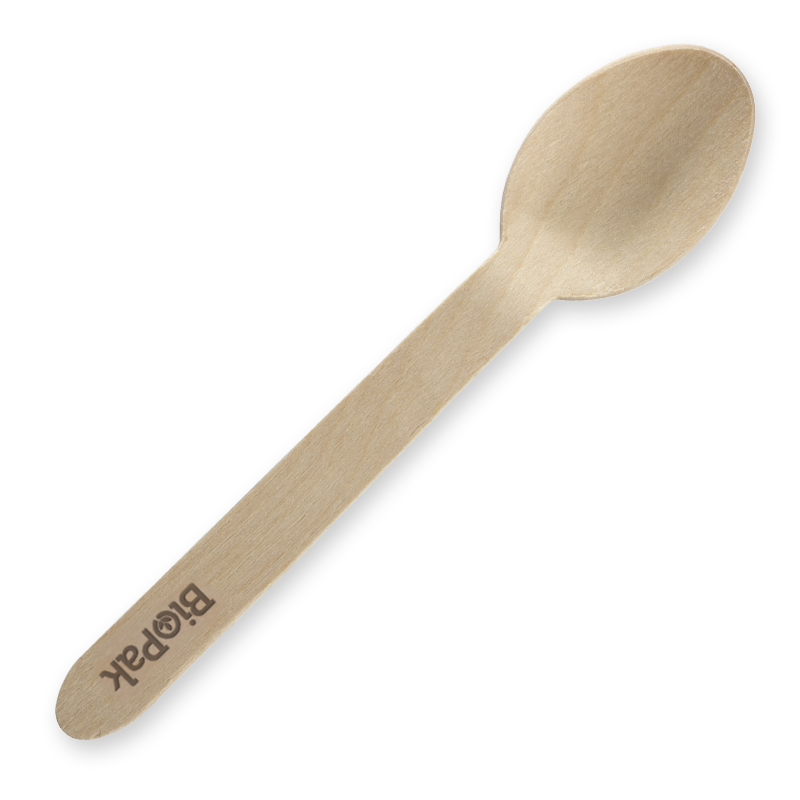 16cm Coated Wood Spoon.