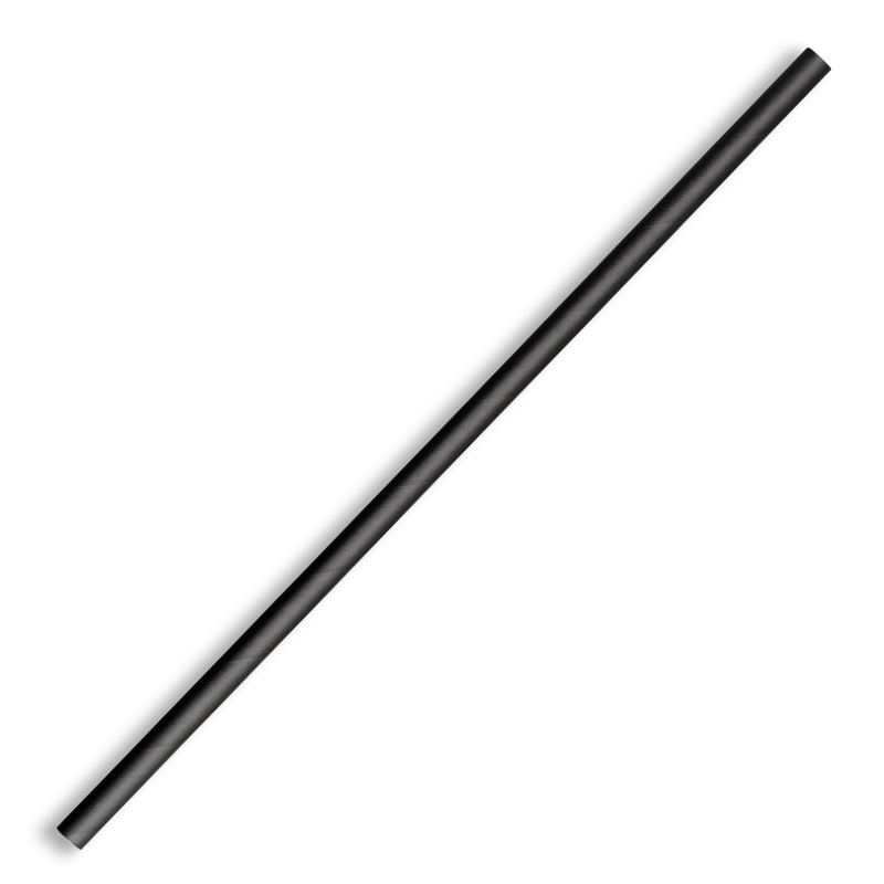6MM REGULAR BLACK BIOSTRAW