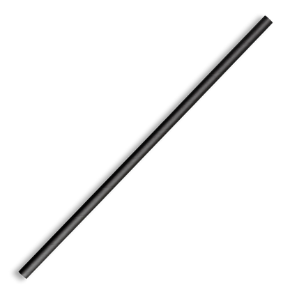 6MM REGULAR BLACK BIOSTRAW