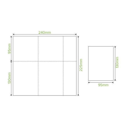 D-Fold Compact 1 Ply White Dispenser BioNapkin