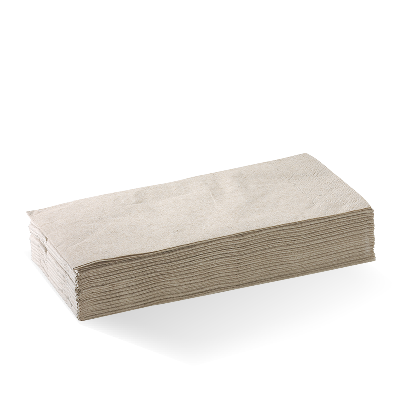 2 Ply 1/8 Fold Natural Dinner BioNapkin