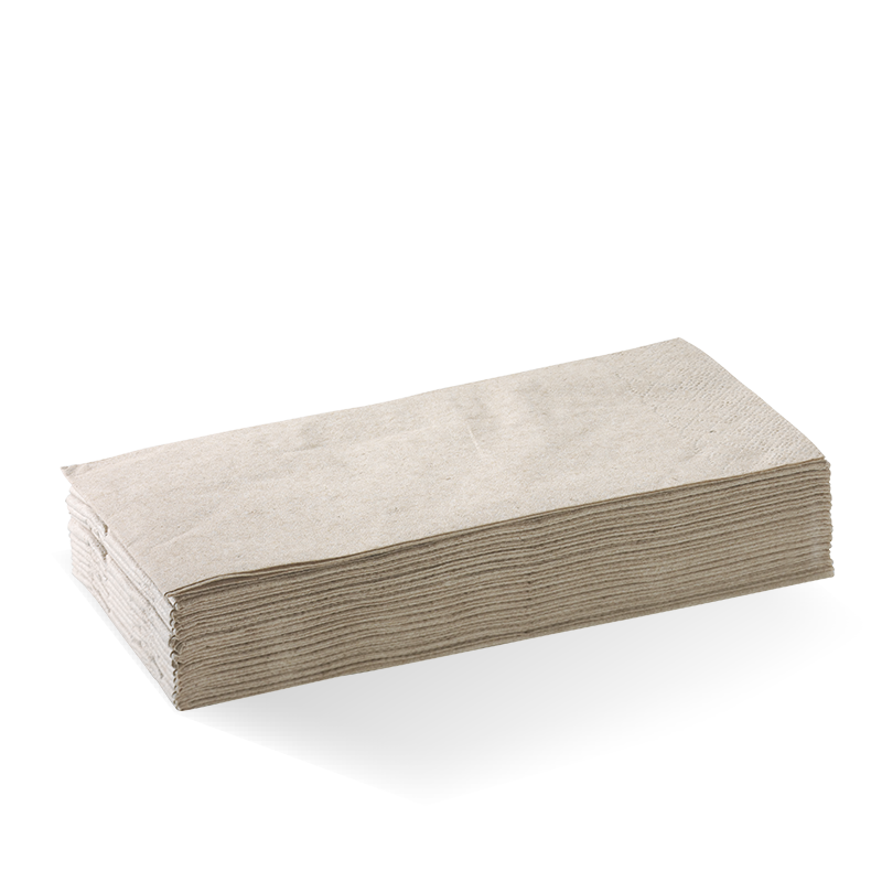2 Ply 1/8 Fold Natural Quilted Dinner BioNapkin