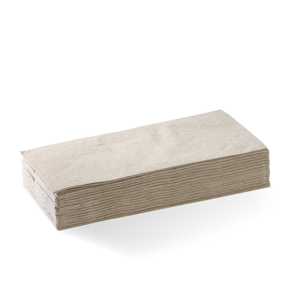 2 Ply 1/8 Fold Natural Quilted Dinner BioNapkin