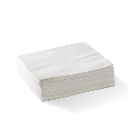 2 Ply 1/4 Fold White LunchBioNapkin