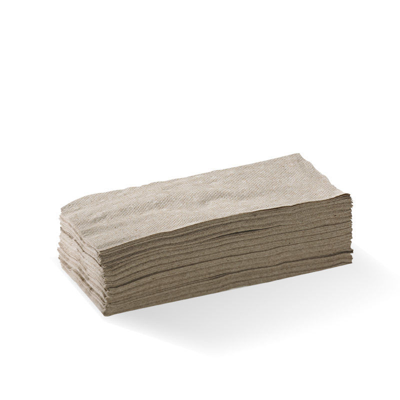 2 Ply 1/18 Fold Natural Lunch BioNapkin