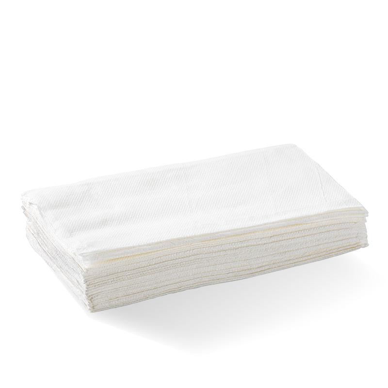 Single Saver 1-Ply White BioDispenser Napkin