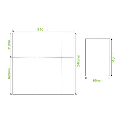 E-Fold Tall 1 Ply White Dispenser BioNapkin