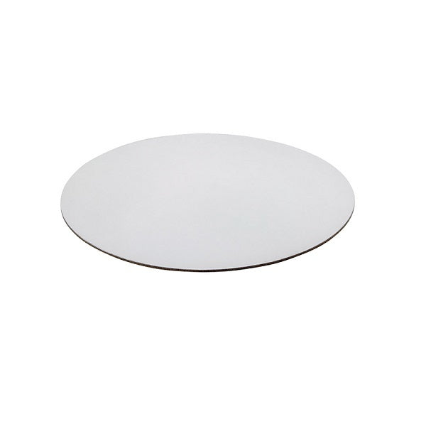 OSLO 11 inch  Round STD Foiled Cake Board - Silver Carton of 100