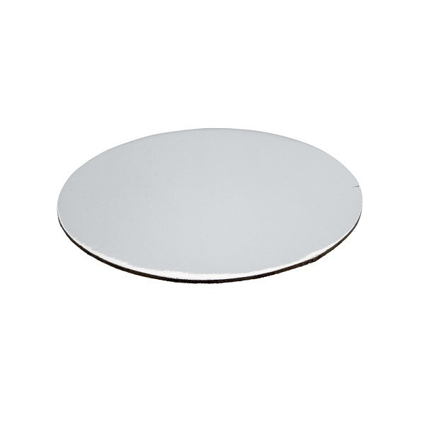OSLO 7inch Round STD Foiled Cake Board - Silver Carton of 100