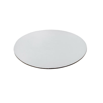 OSLO 10 inch Round STD Foiled Cake Board - Silver Carton of 100