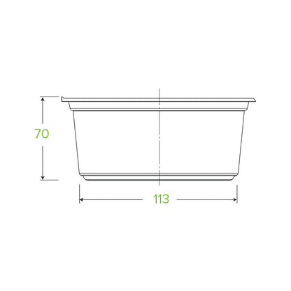 700ml Clear Wide BioBowl
