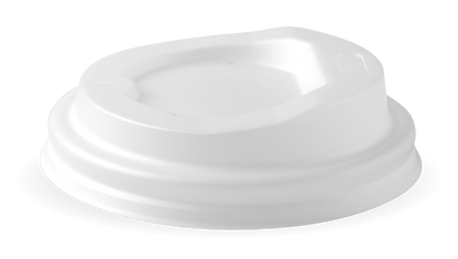 BioPak 4oz (62mm) PLA Hot Cup Lid with Sipper Hole