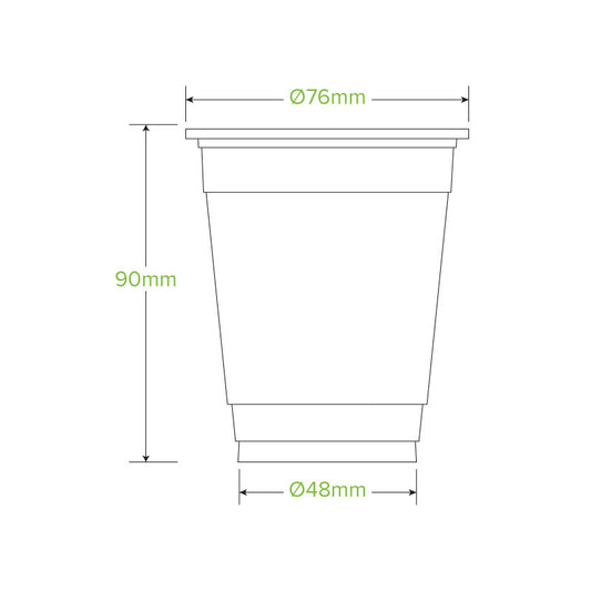 250ML CLEAR BIOCUP