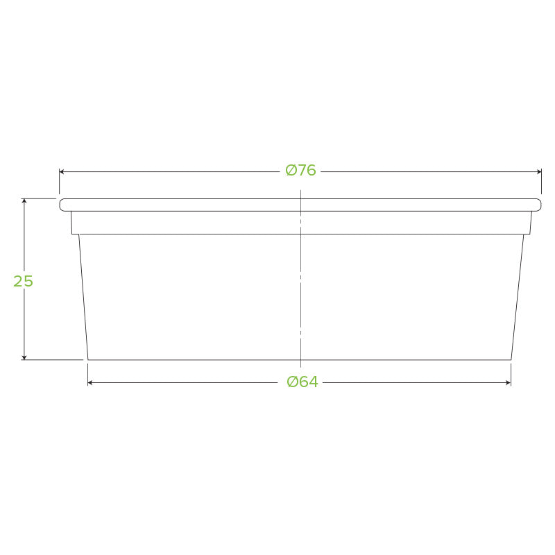 60ML PLA SAUCE BIOCUP