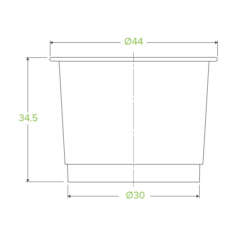 30ML PLA BIOSAMPLE CUP