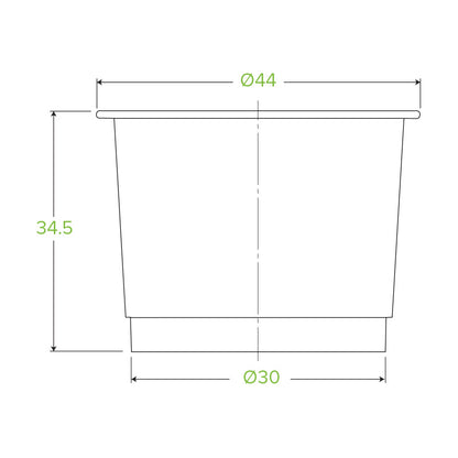 30ML PLA BIOSAMPLE CUP
