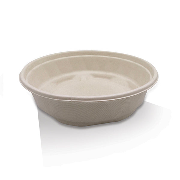 Unbleached Sugarcane Takeaway Bowl 2500ml 250X72 mm - 200 PER CARTON