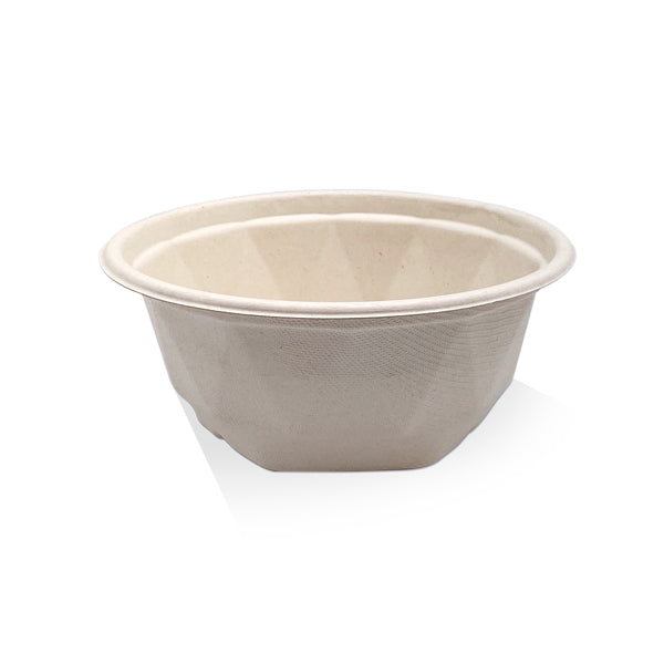 Unbleached Sugarcane Takeaway Bowl 750ml 160X60 mm - 300 PER CARTON