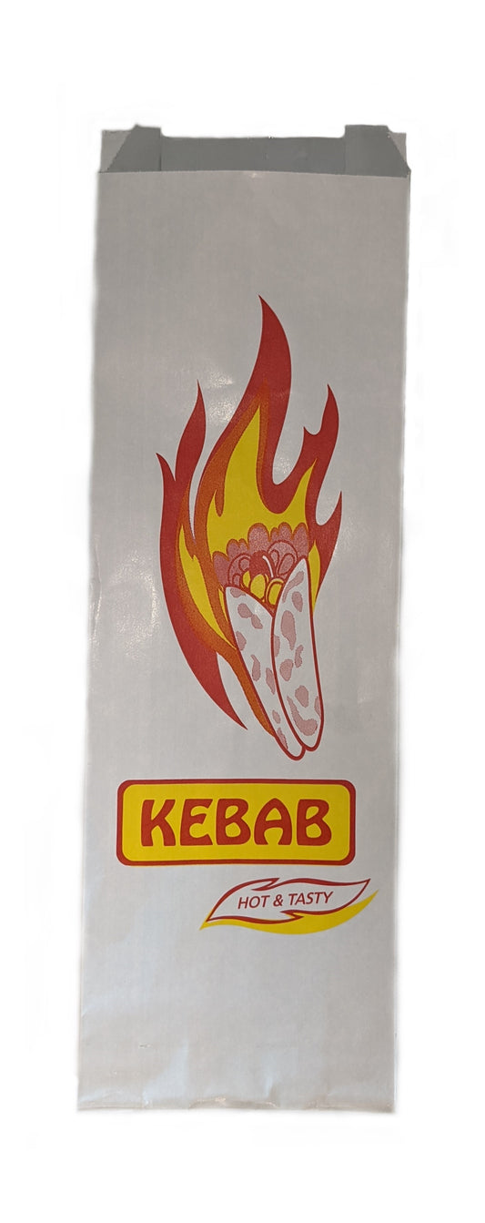 Printed  Foil Kebab Bag 305x102x40mm