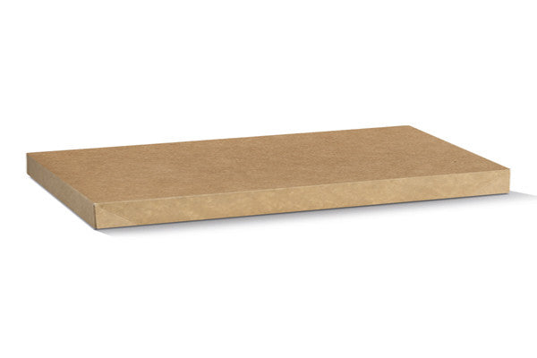 Kraft Catering Tray Lid No Window - Large 583x275x30 mm