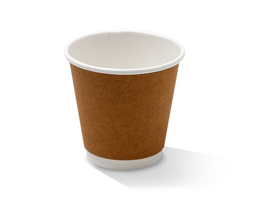 8oz DW Cup/kraft/one-lid-fits-all