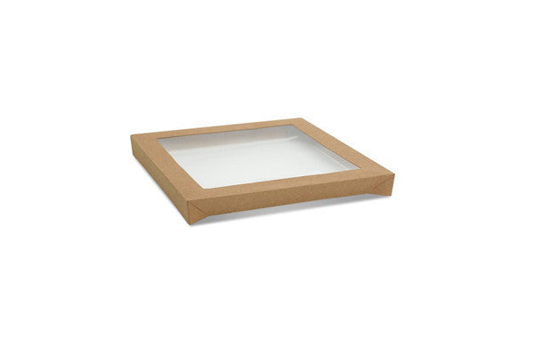 Square Catering Tray Lid - Small - PLA Window 180x180x30 mm